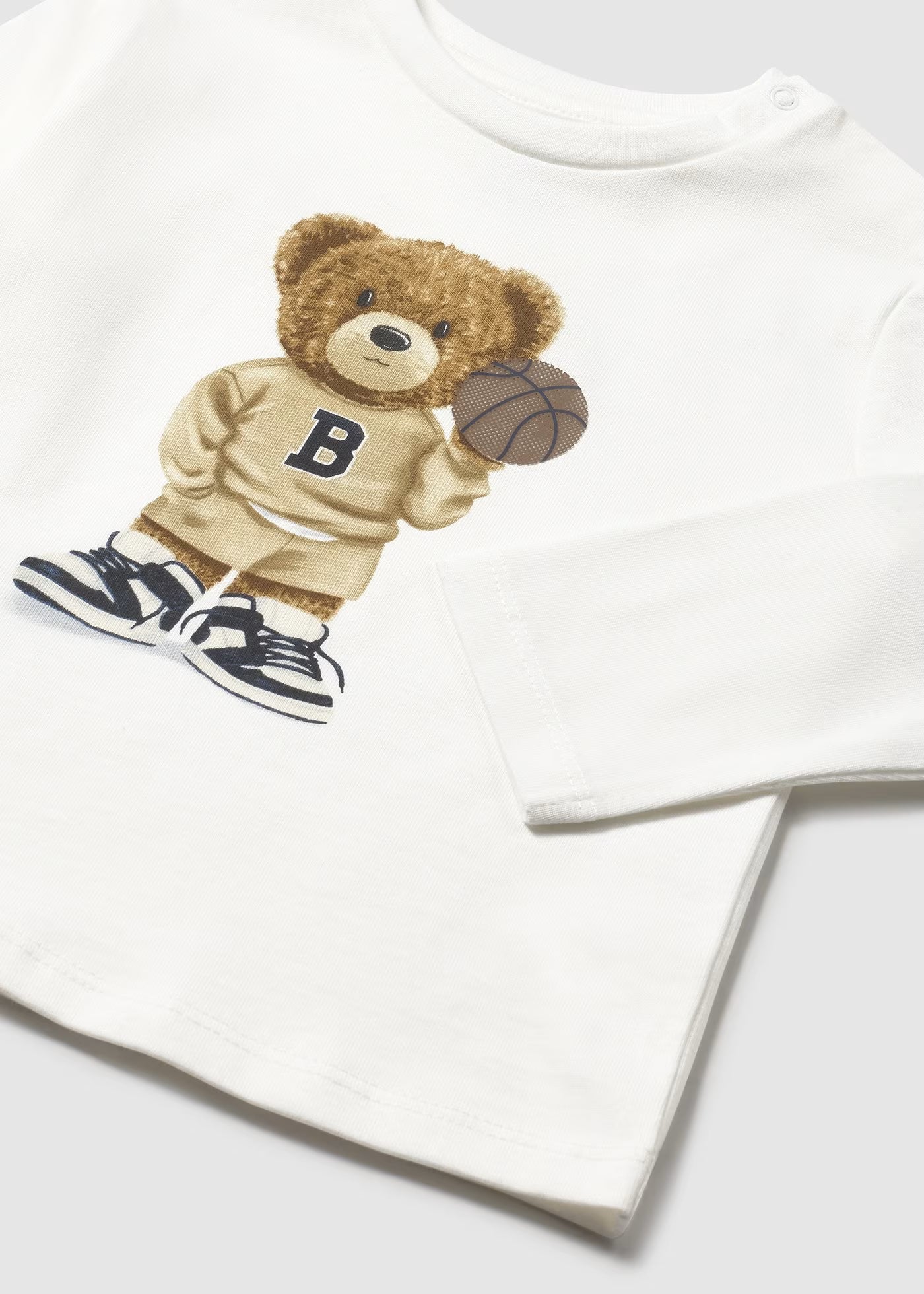 Camiseta oso manga larga