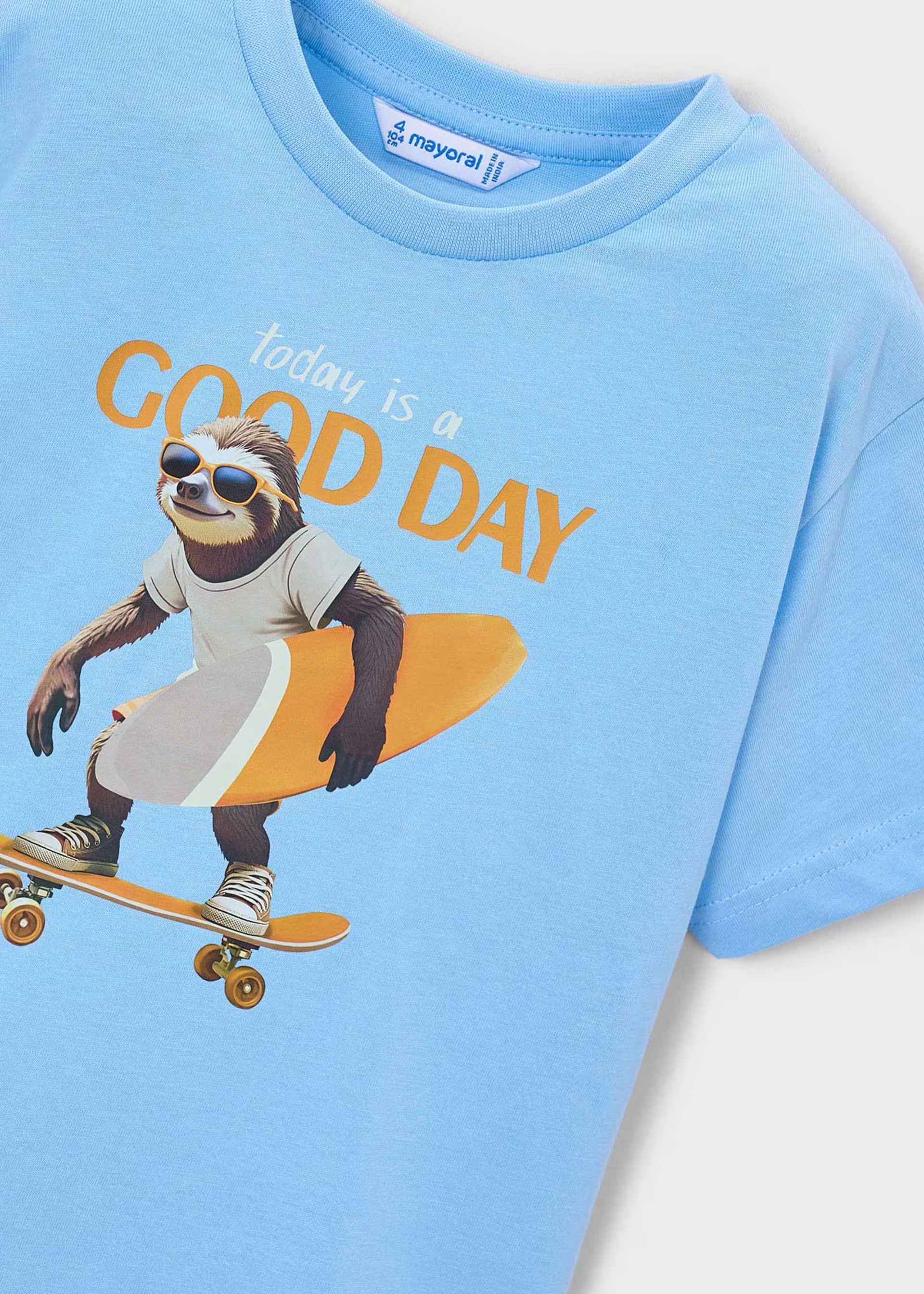 Camiseta manga corta good day