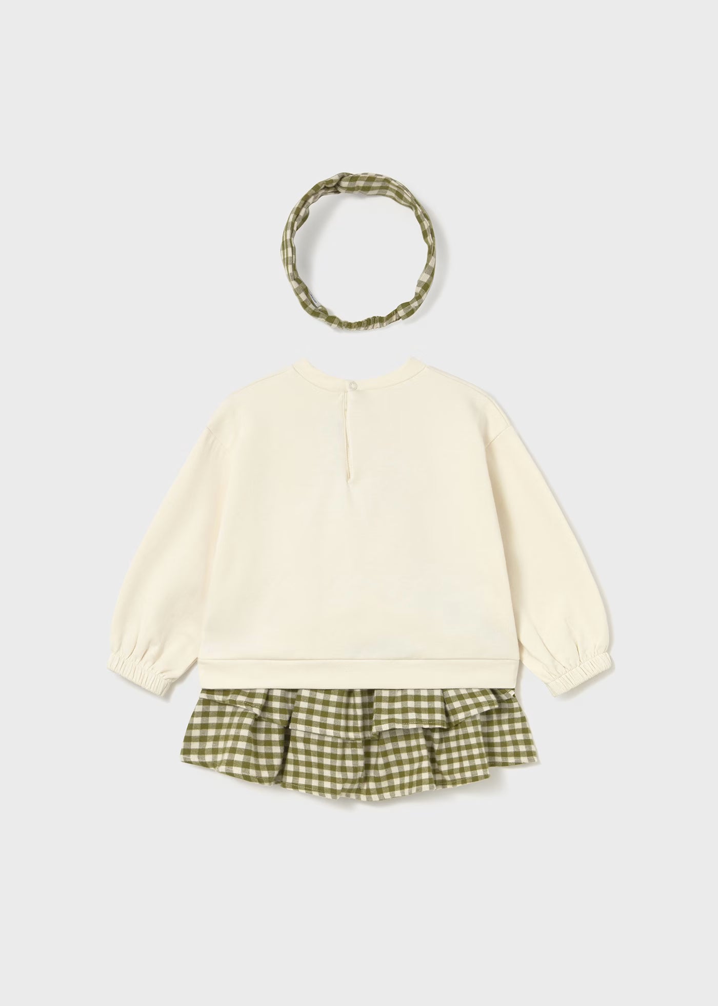 Conjunto 3 pz falda con diadema
