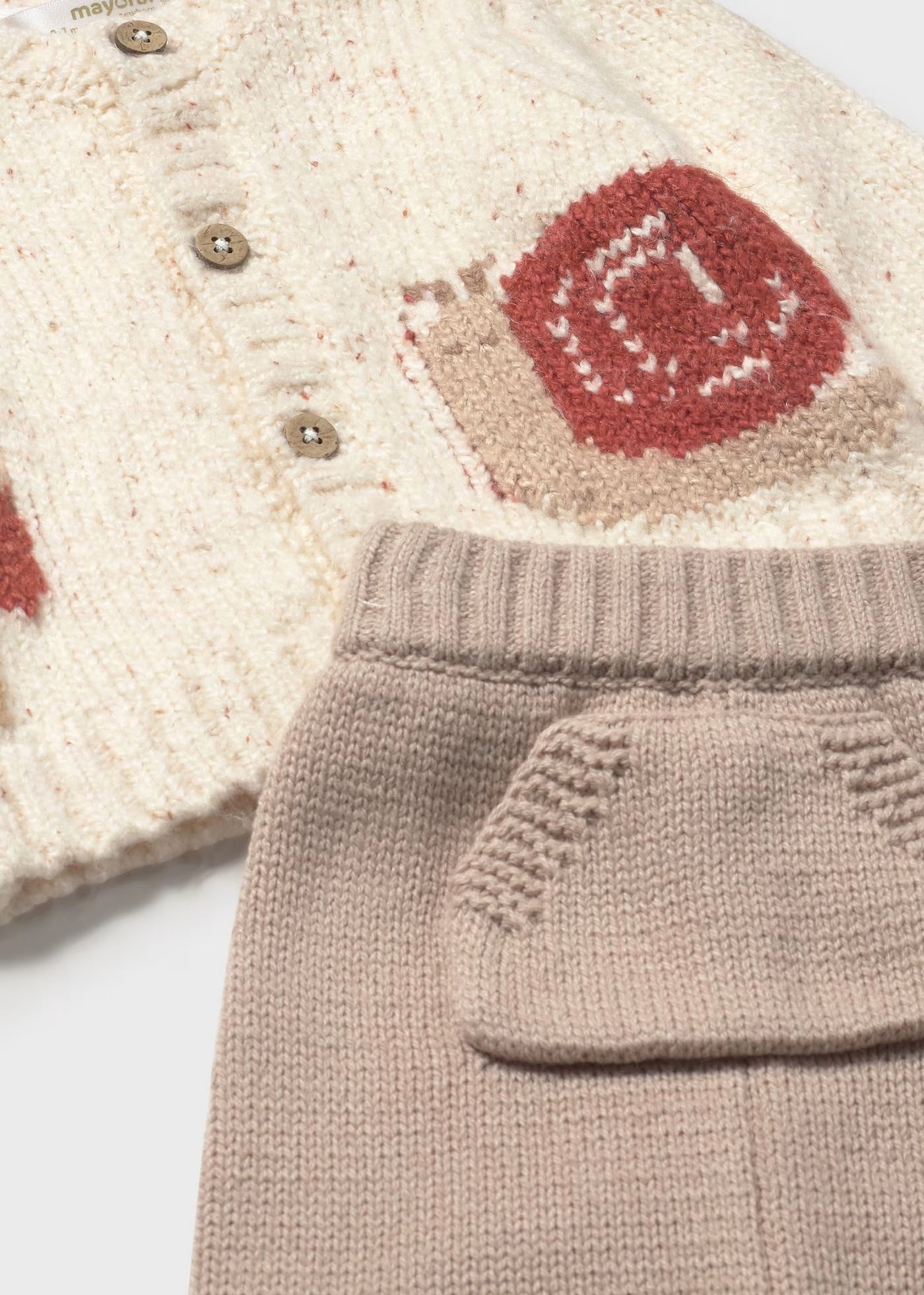 Conjunto pantalón 3pz tricot
