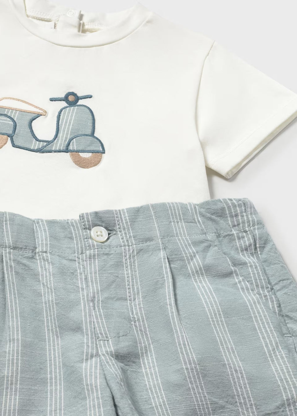 Conjunto bermuda lino