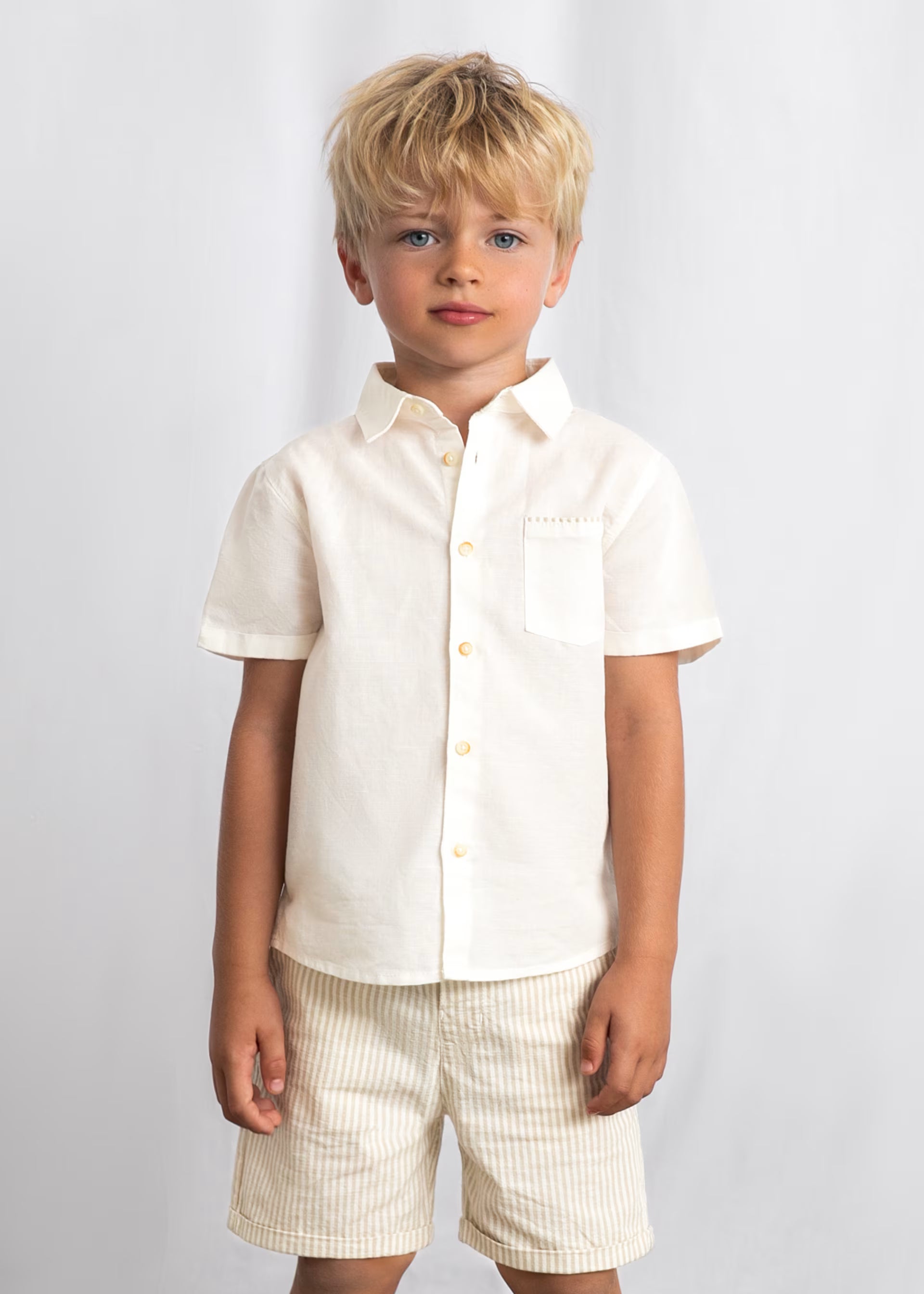 Conjunto Bermuda lino suiting