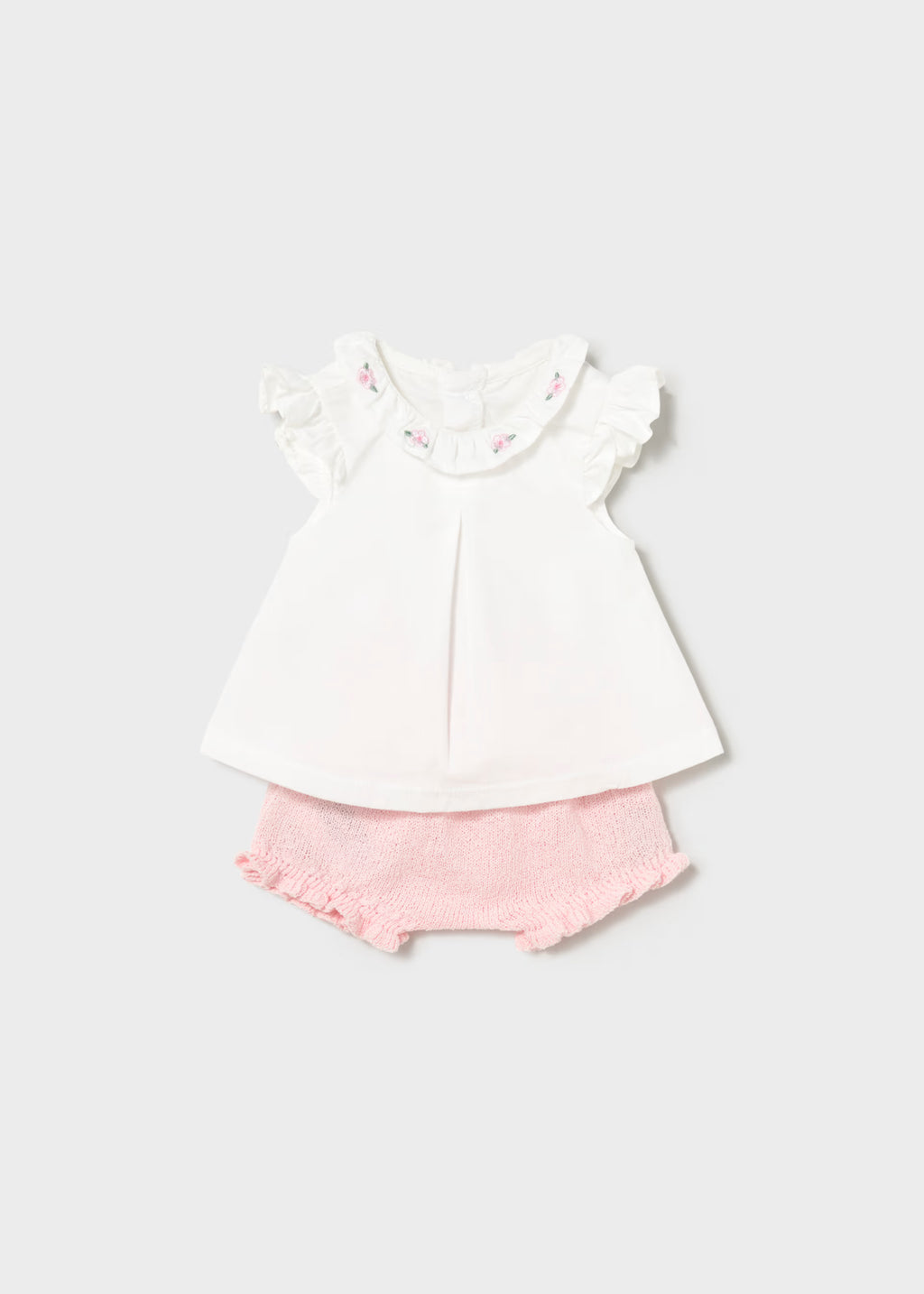 Conjunto blush y tricot