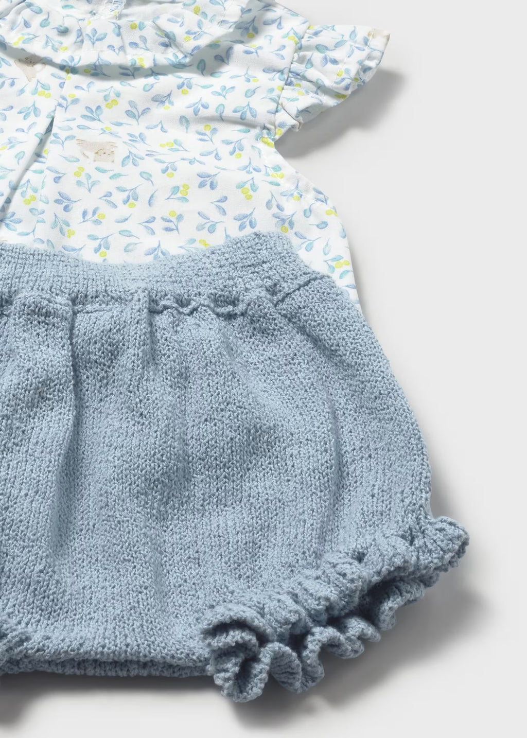 Conjunto blush y tricot