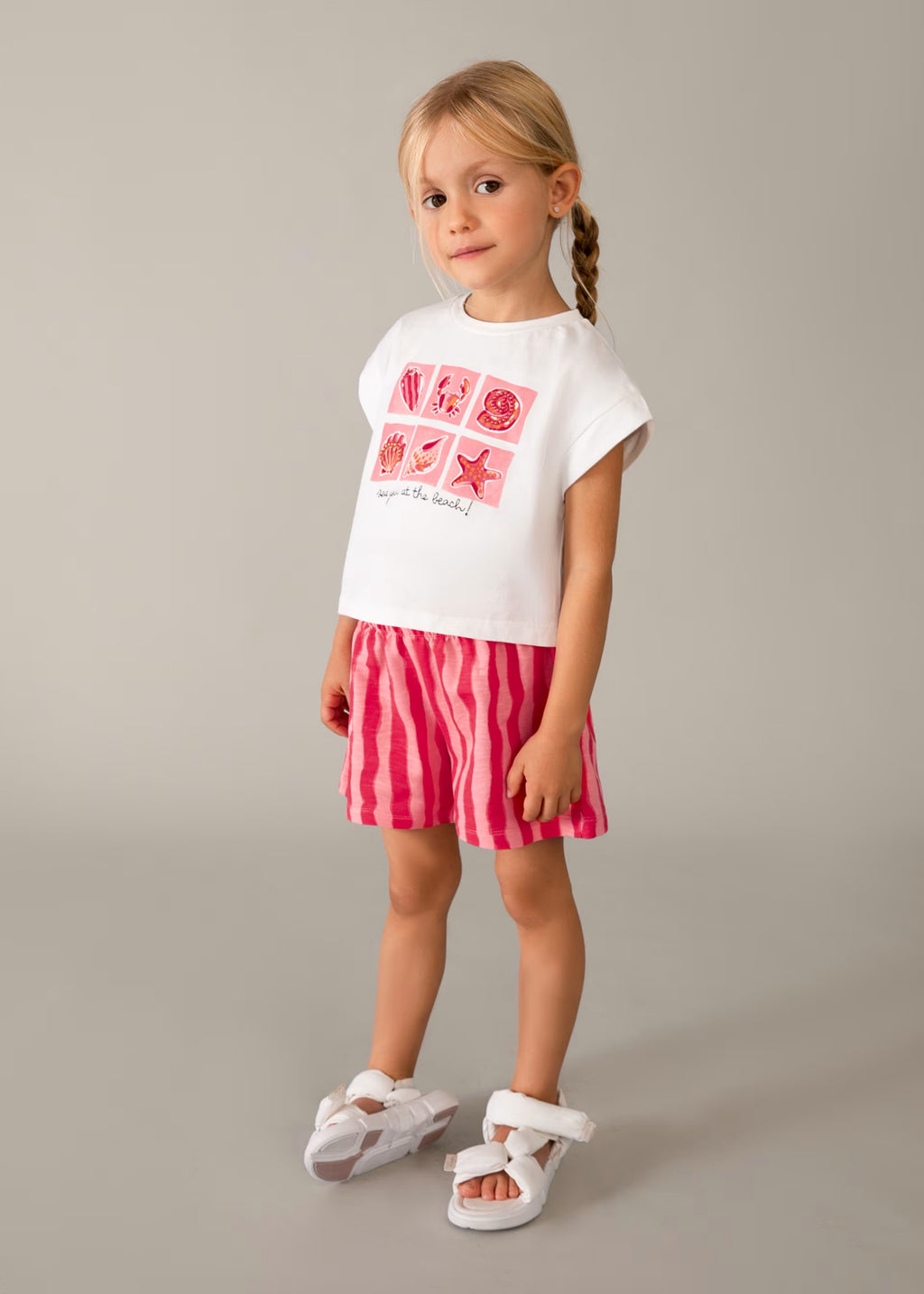 Conjunto short felpa flame
