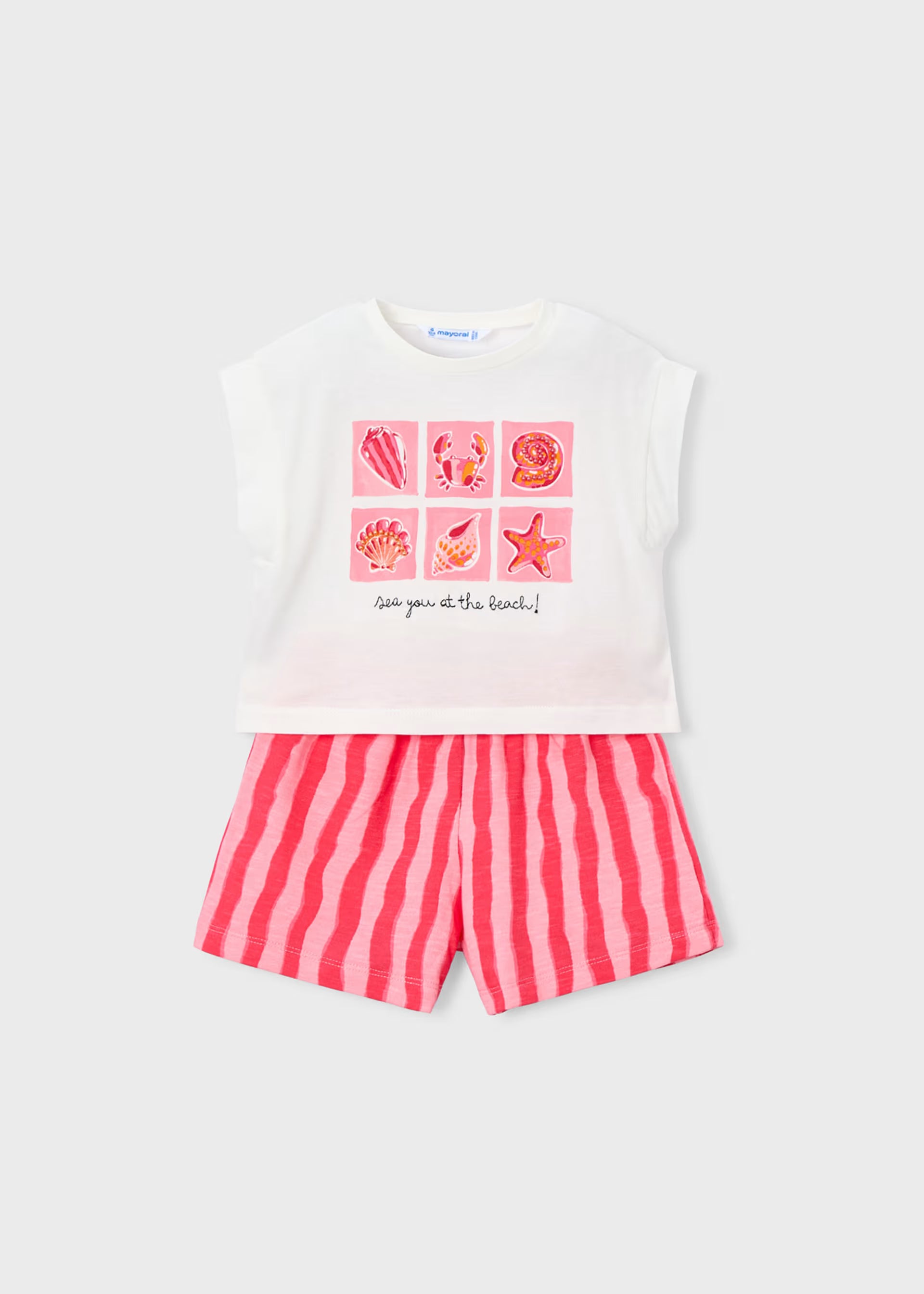 Conjunto short felpa flame