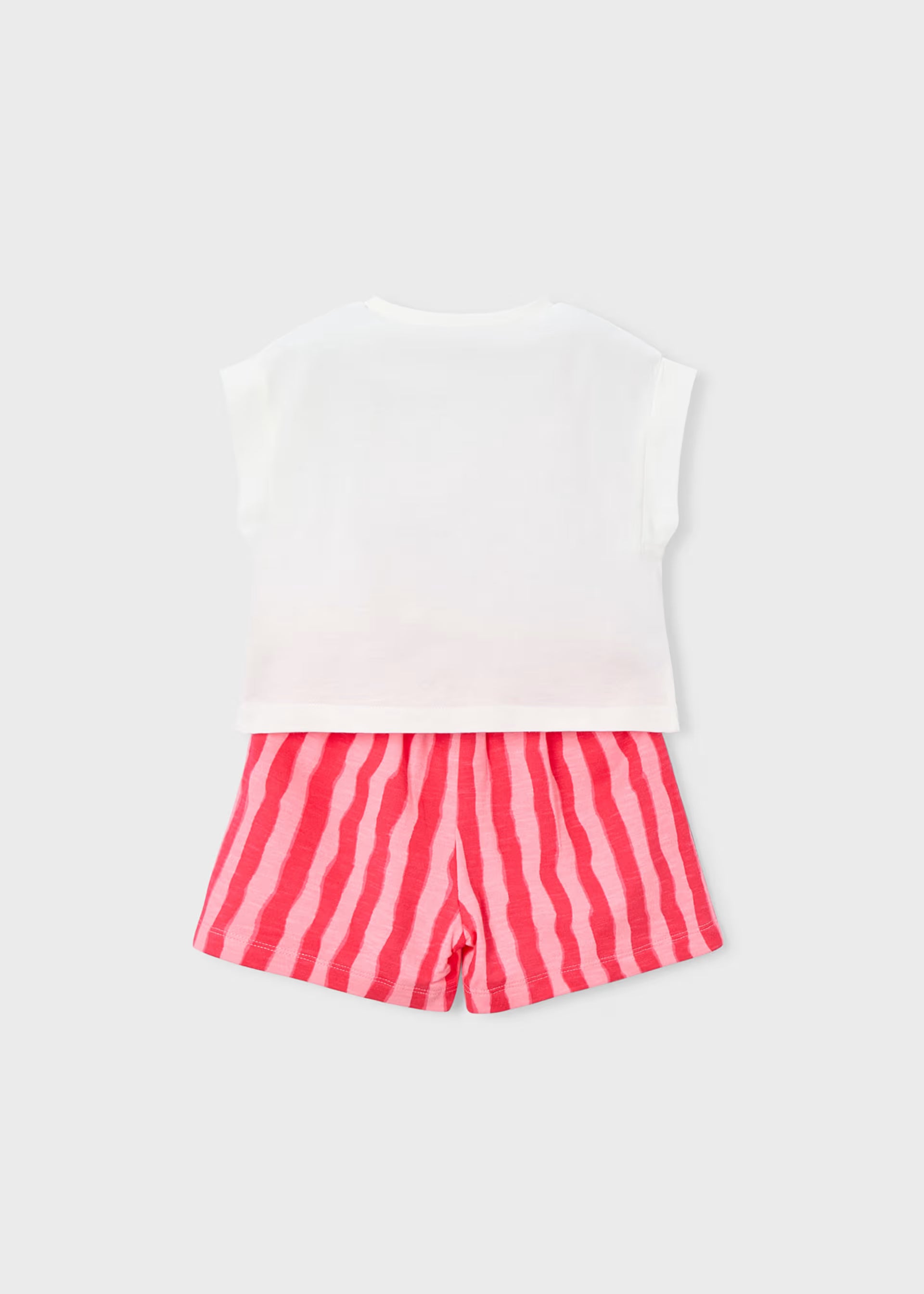Conjunto short felpa flame