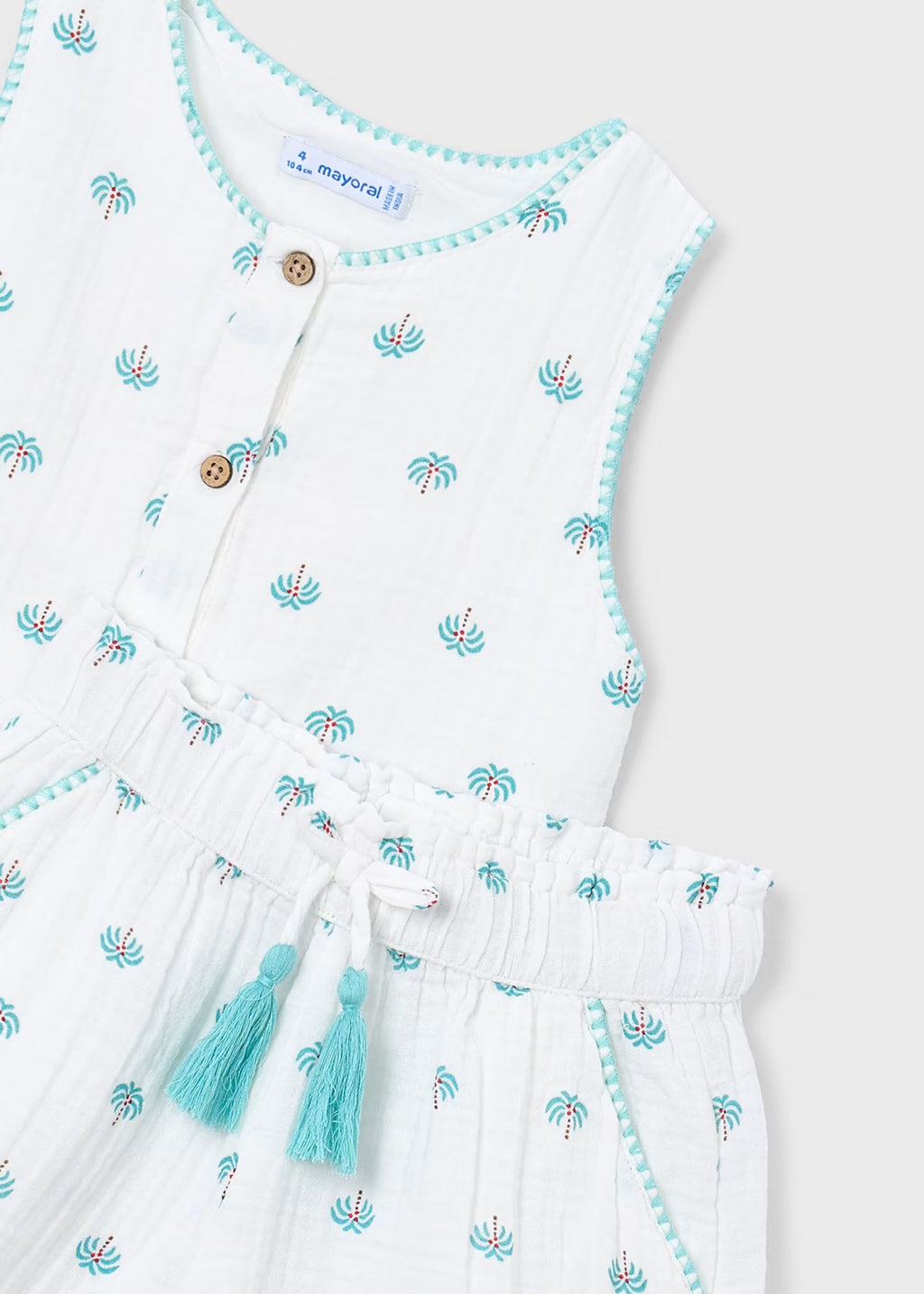 Conjunto pantalon corto estampado