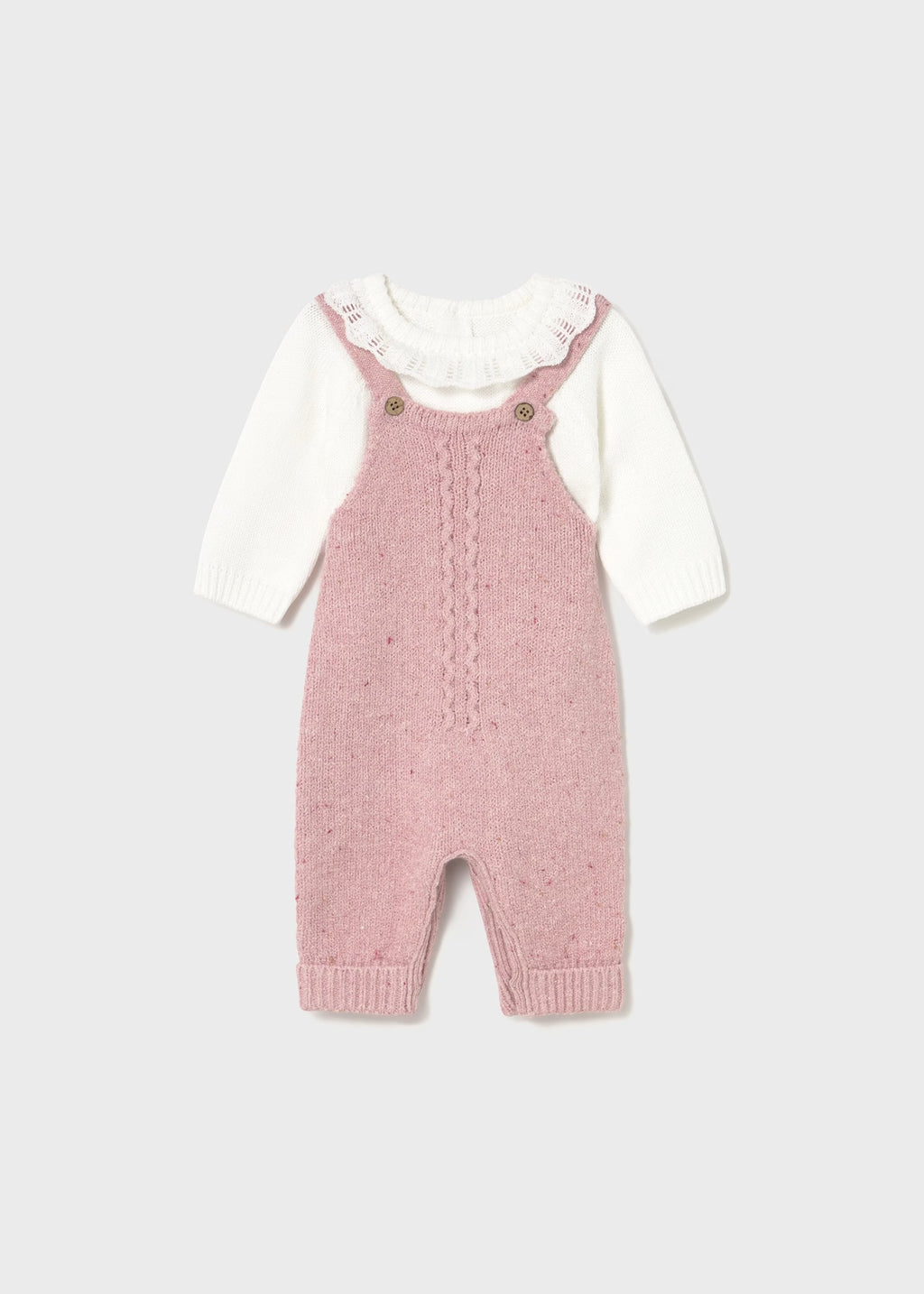 Conjunto peto y jersey tricot