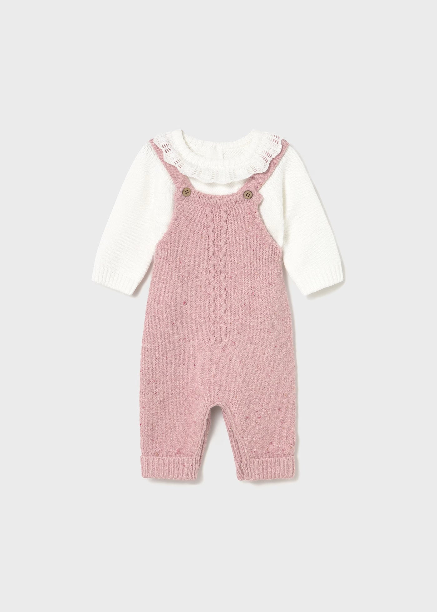 Conjunto peto y jersey tricot