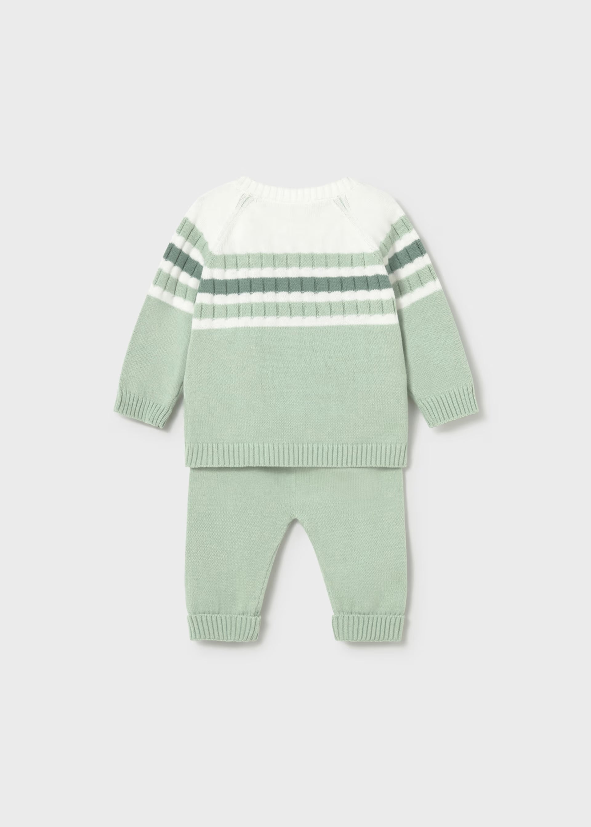 Conjunto pantalon largo tricot