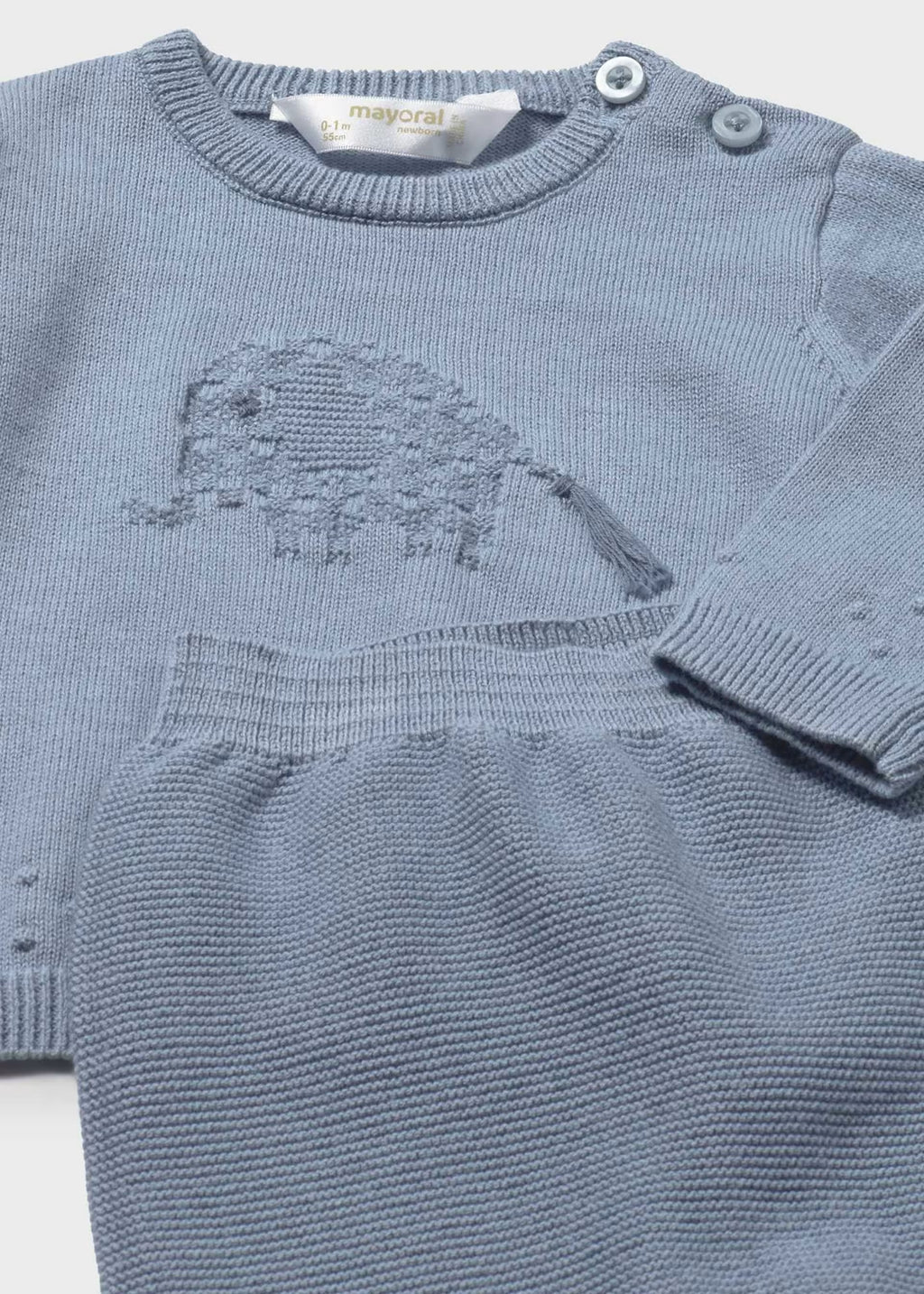 Conjunto polaina tricot