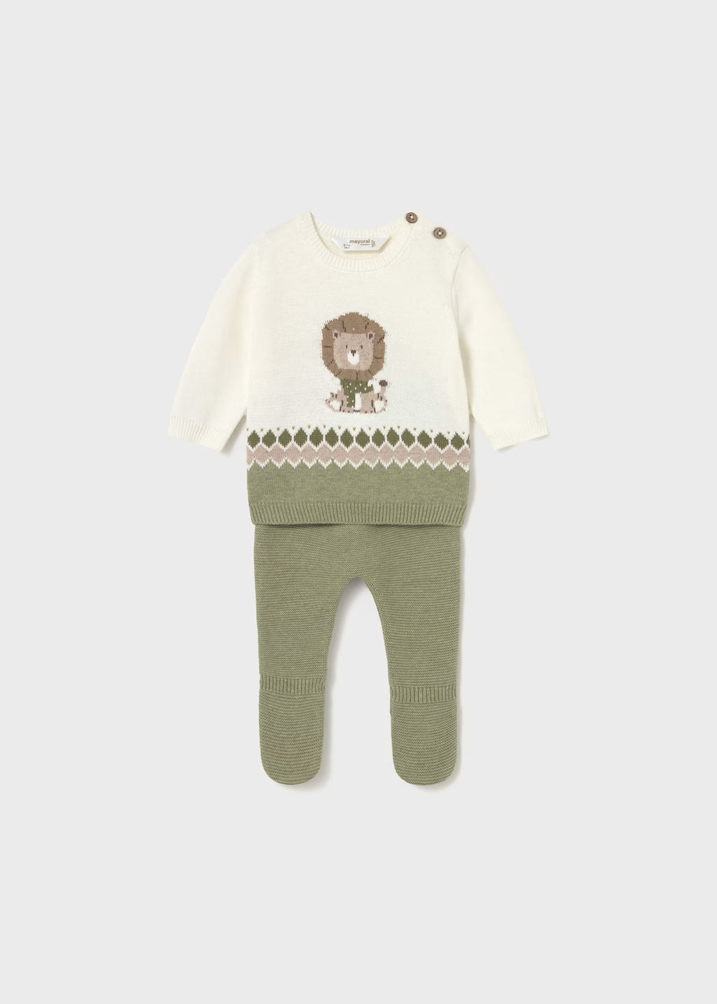 Conjunto polaina tricot