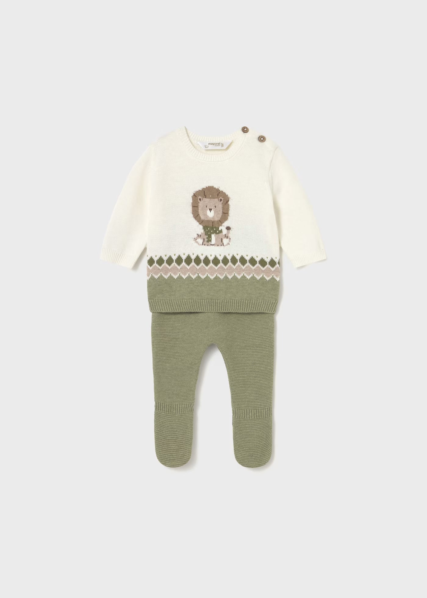 Conjunto polaina tricot