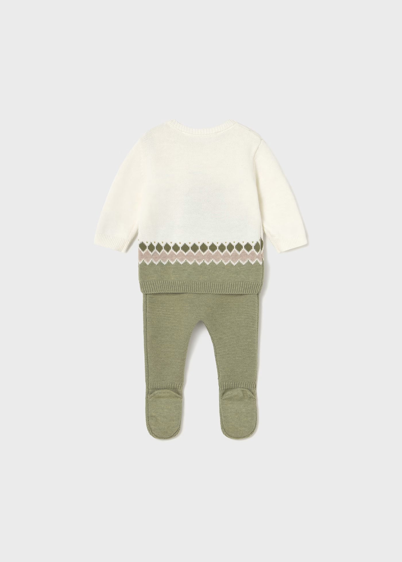 Conjunto polaina tricot
