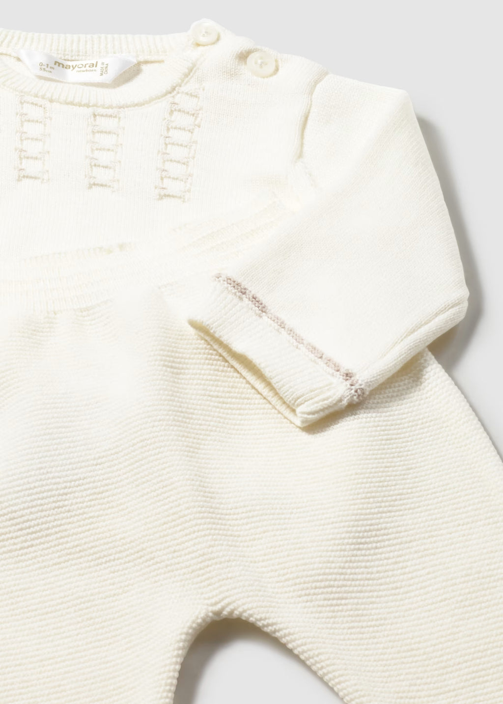 Conjunto polaina tricot