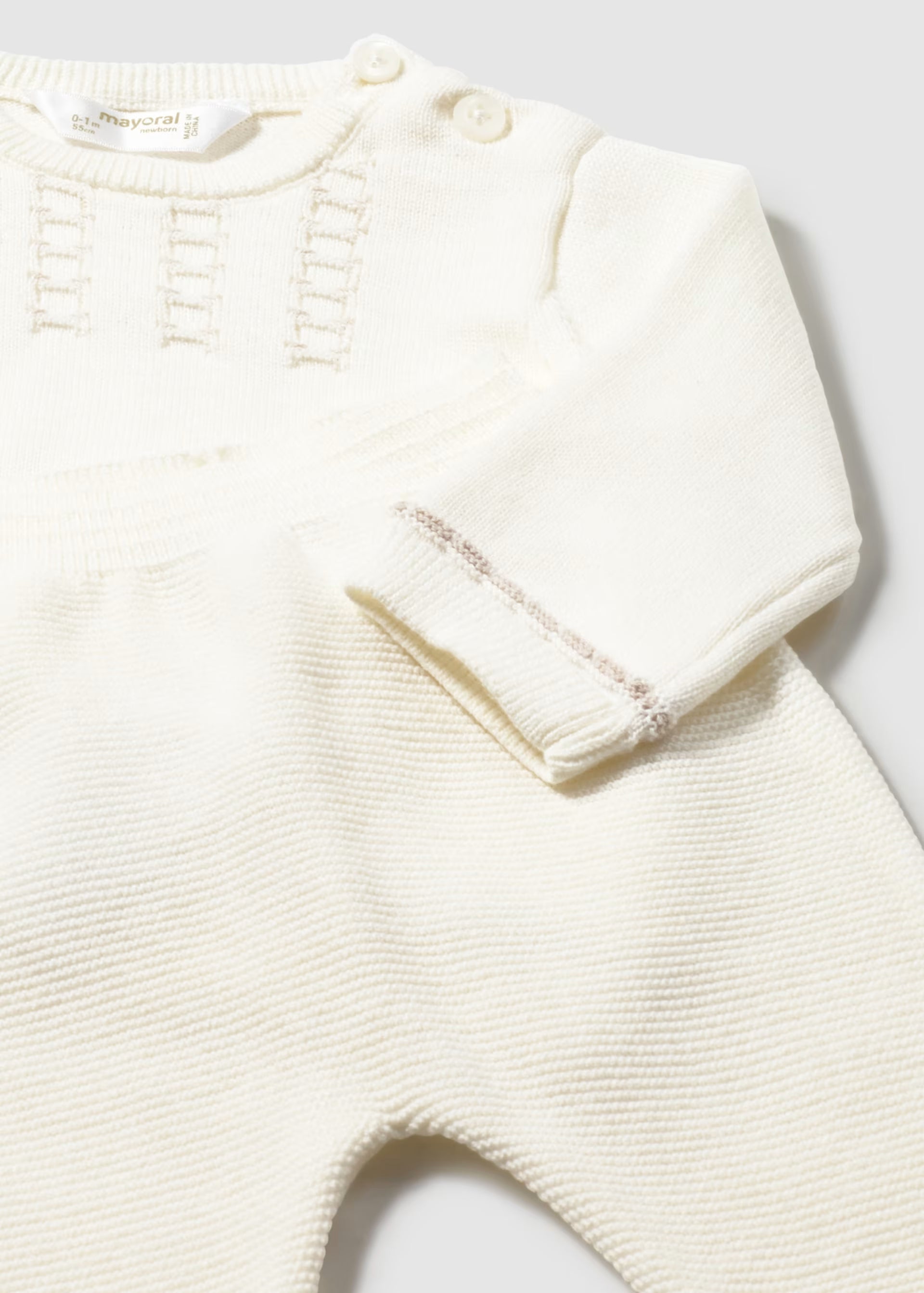 Conjunto polaina tricot