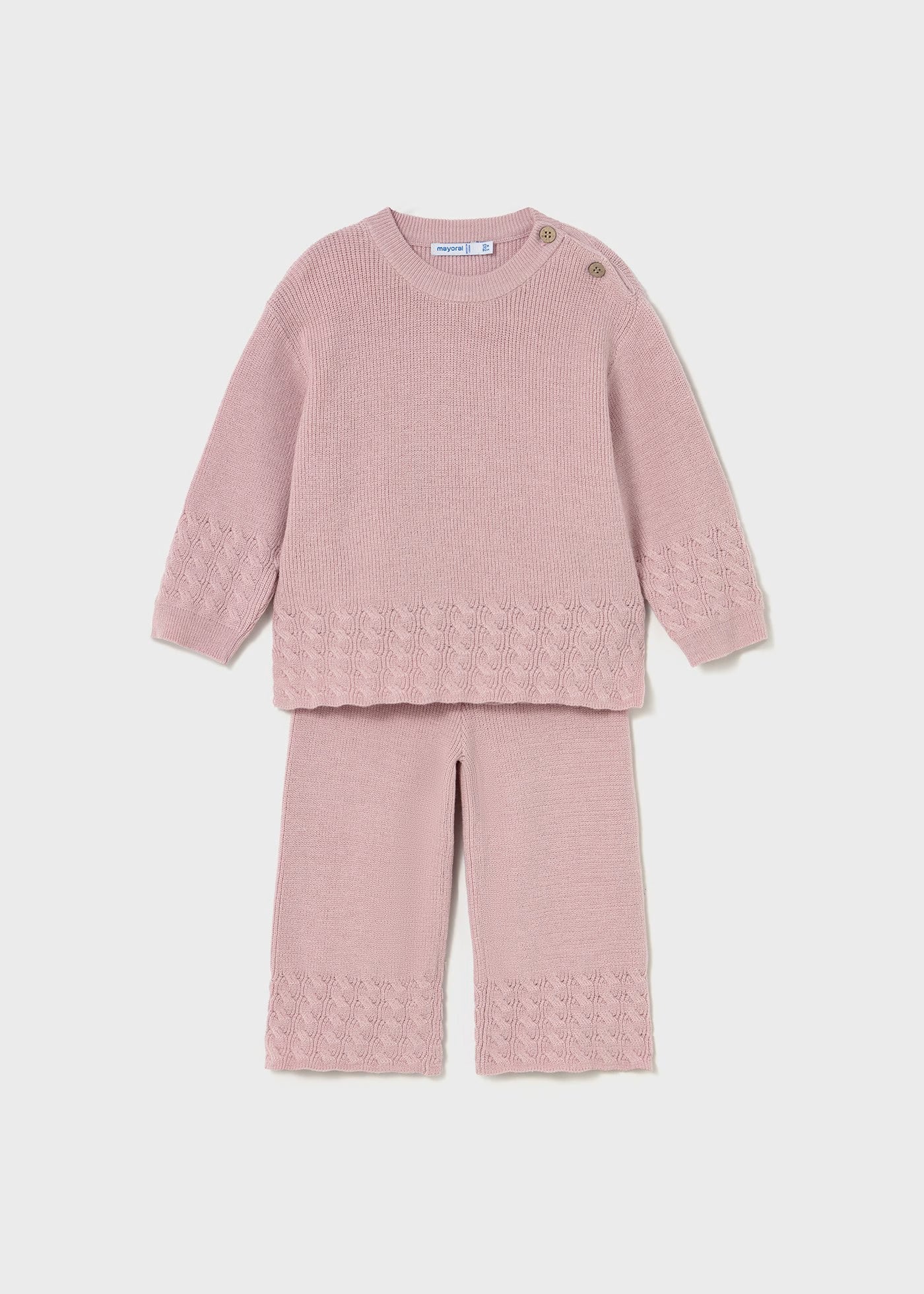 Conjunto pantalón tricot