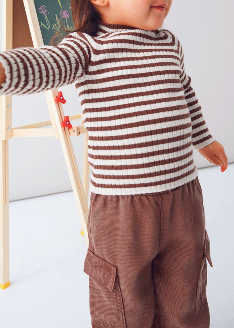 Blusa cuello semi alto tricot