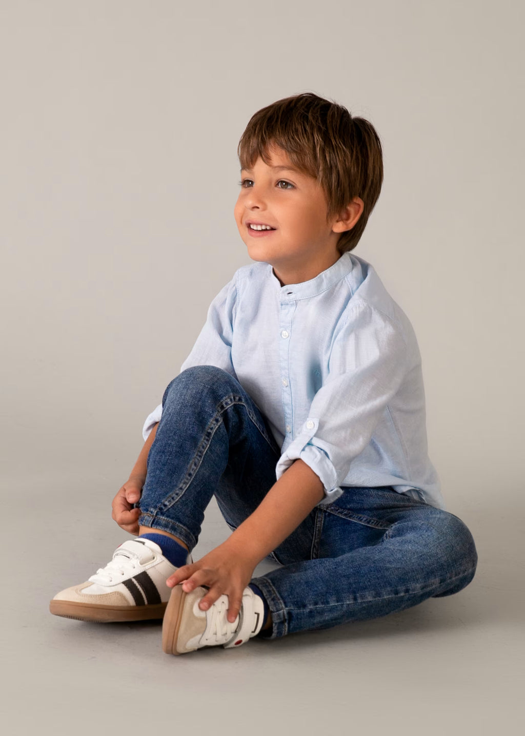 Pantalon tejano regular fit basic