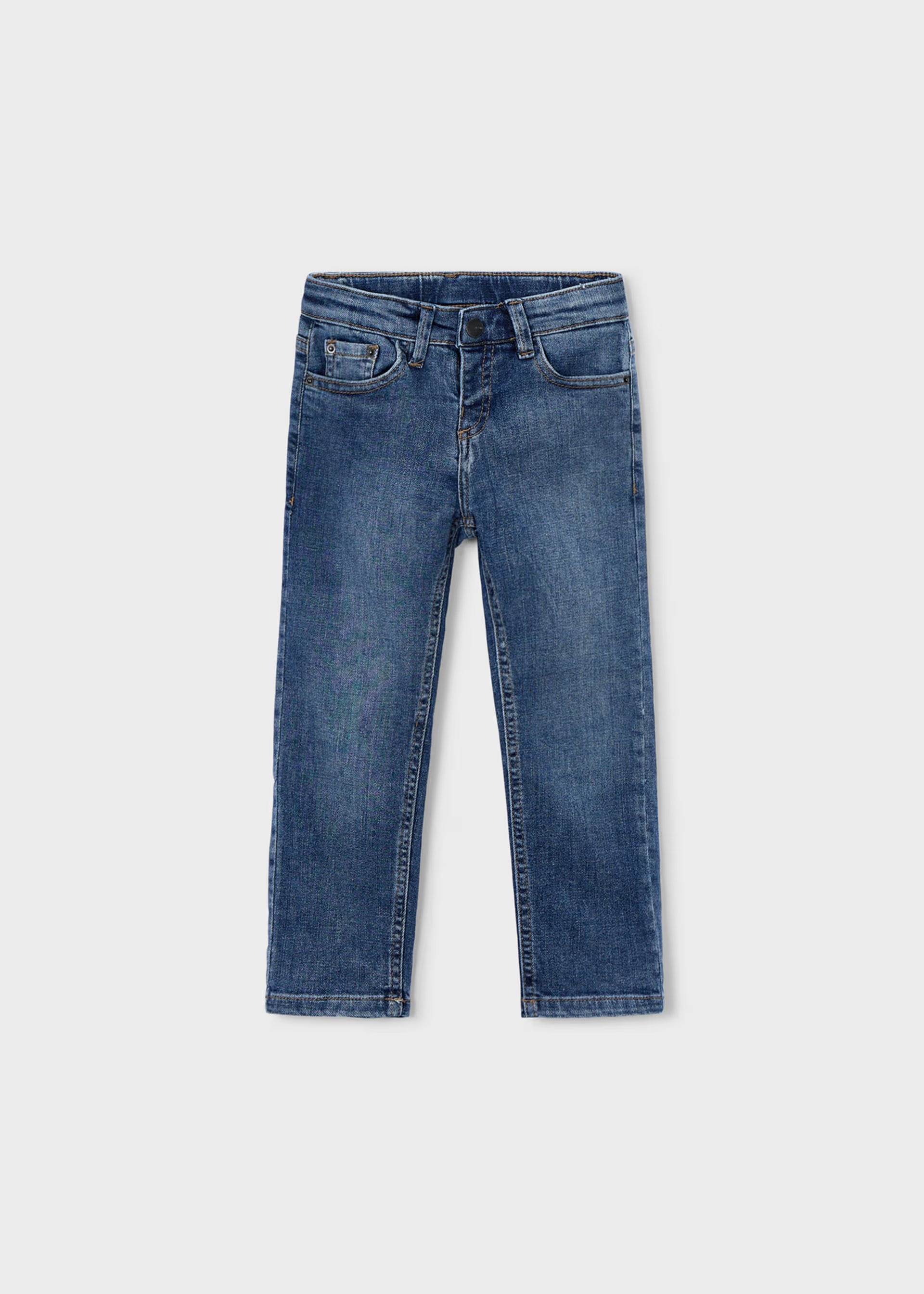 Pantalon tejano regular fit basic