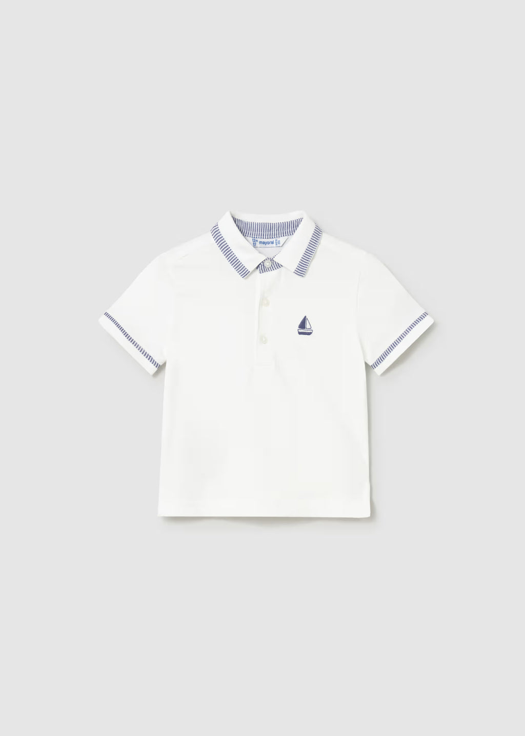 Polo manga corta combinado