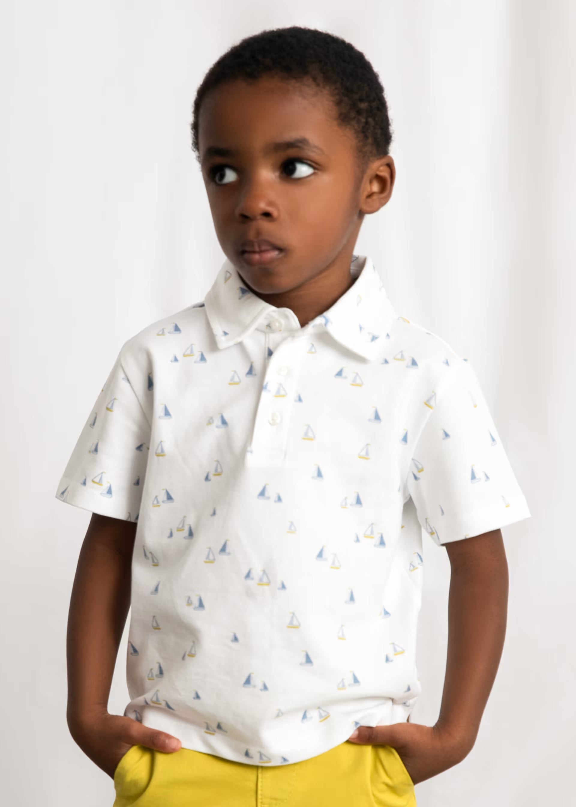 Polo manga corta estampado