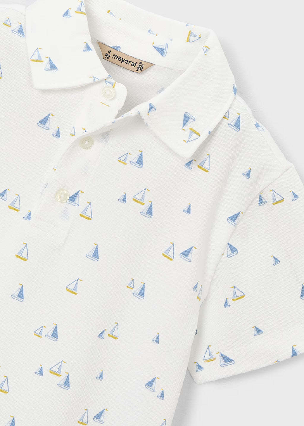 Polo manga corta estampado