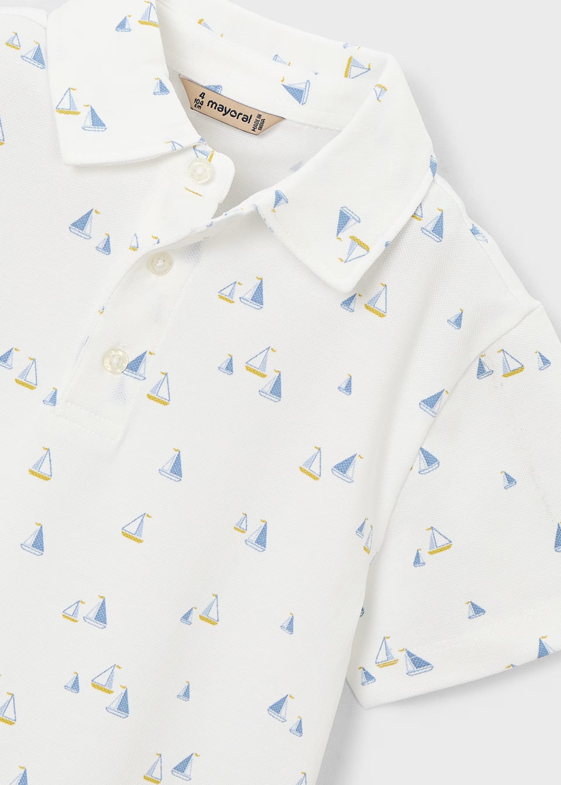 Polo manga corta estampado