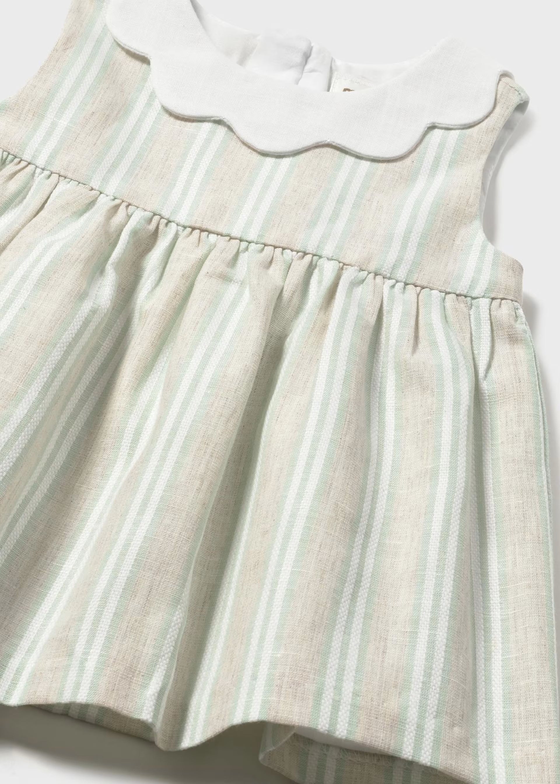 Vestido rayas Lino