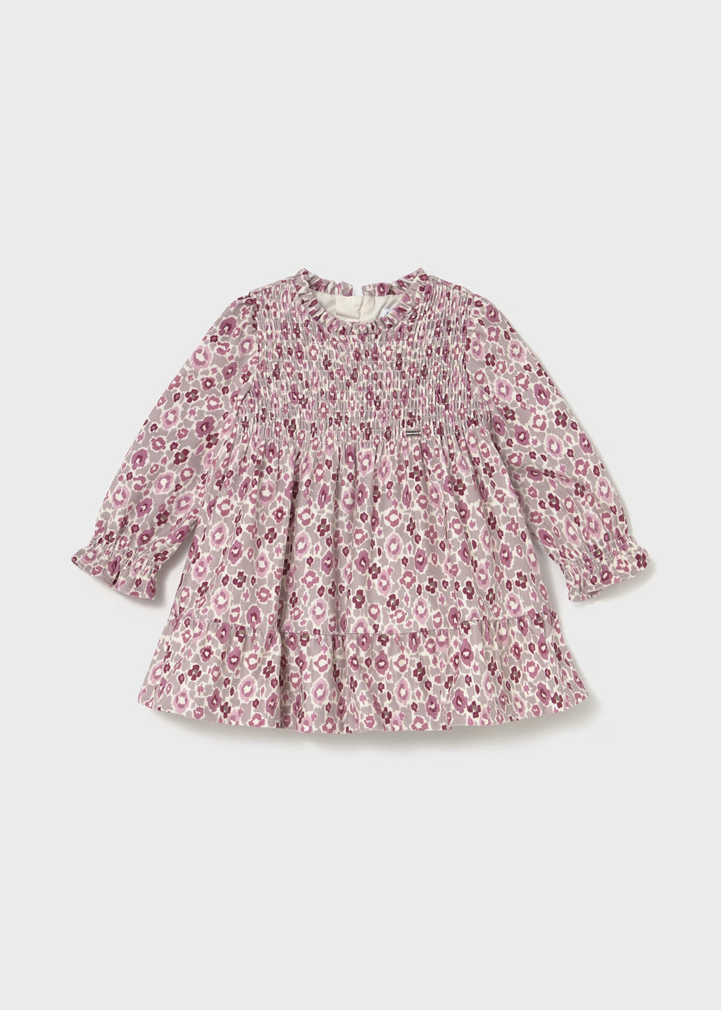 Vestido terciopelo estampado