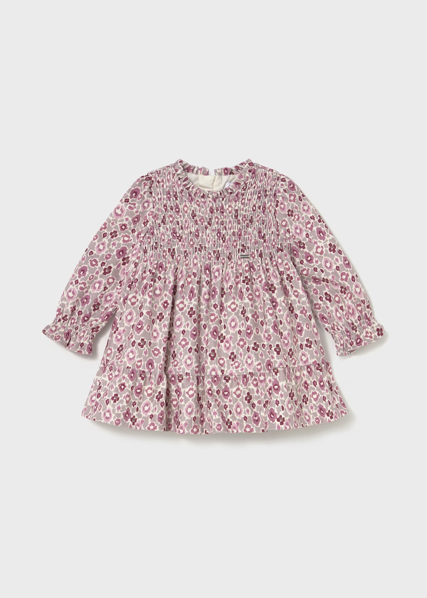 Vestido terciopelo estampado