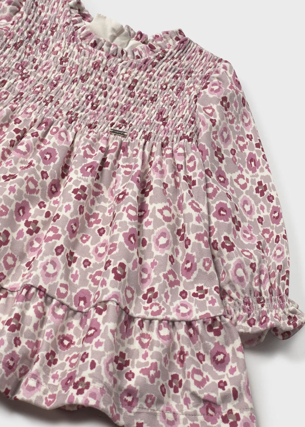 Vestido terciopelo estampado