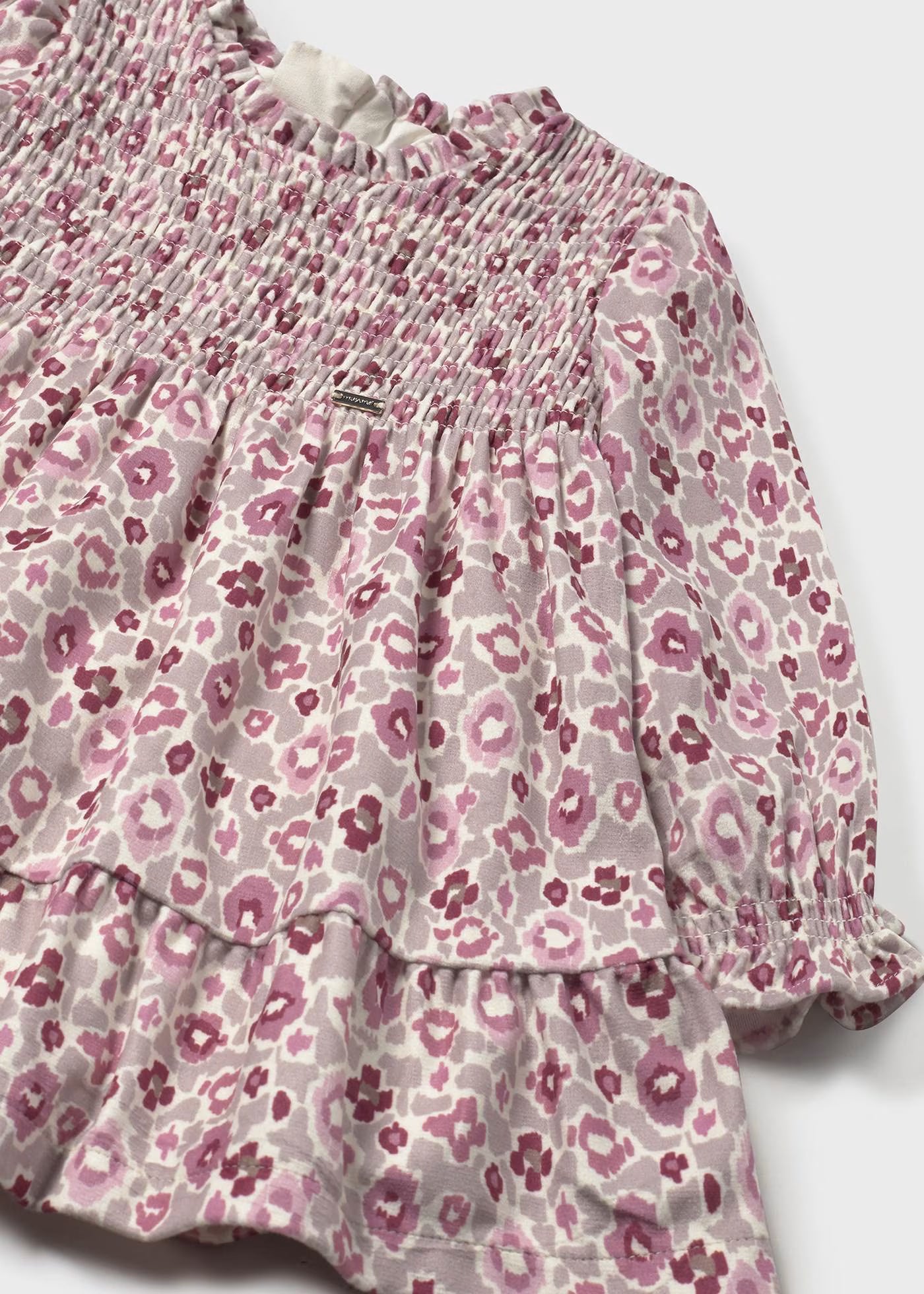 Vestido terciopelo estampado